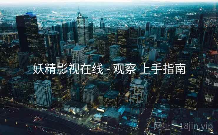 妖精影视在线 - 观察 上手指南