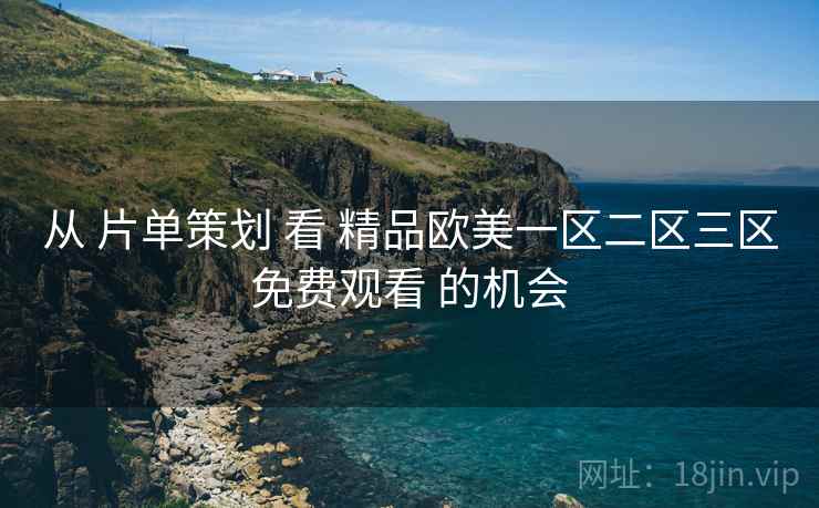 从 片单策划 看 精品欧美一区二区三区免费观看 的机会