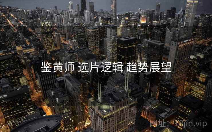 鉴黄师 选片逻辑 趋势展望