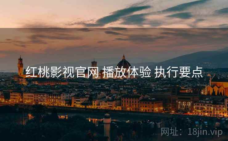 红桃影视官网 播放体验 执行要点