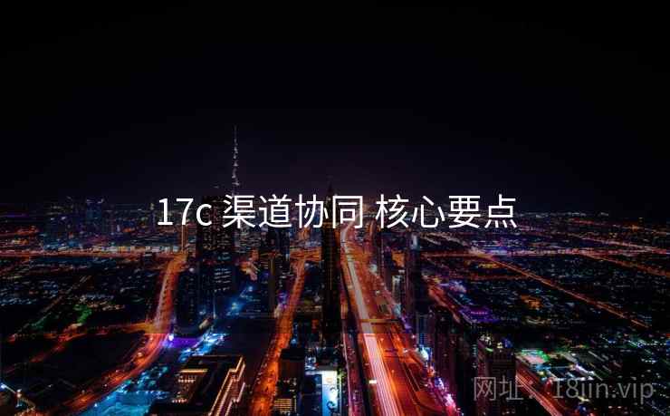 17c 渠道协同 核心要点