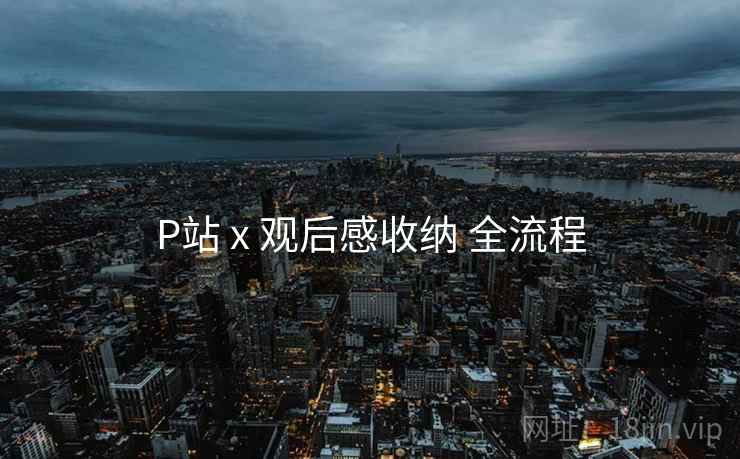 P站 x 观后感收纳 全流程