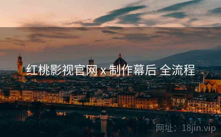 红桃影视官网 x 制作幕后 全流程